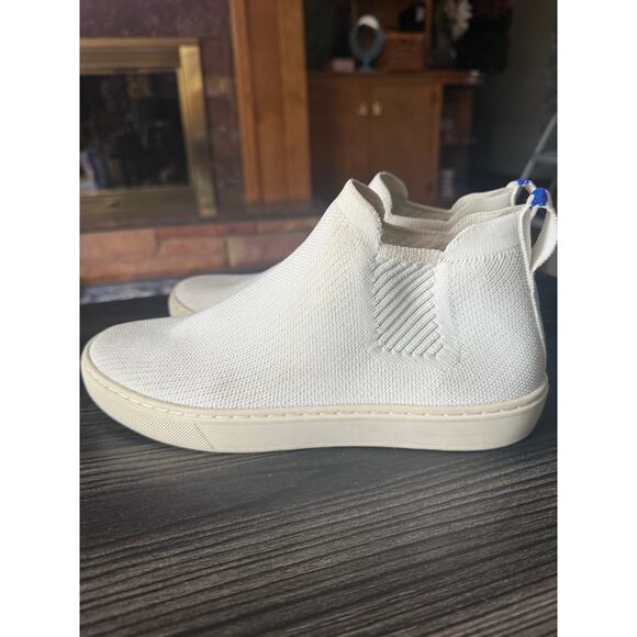 Rothy's The Chelsea Boot in White Sz. 7.5 - Picture 6 of 10
